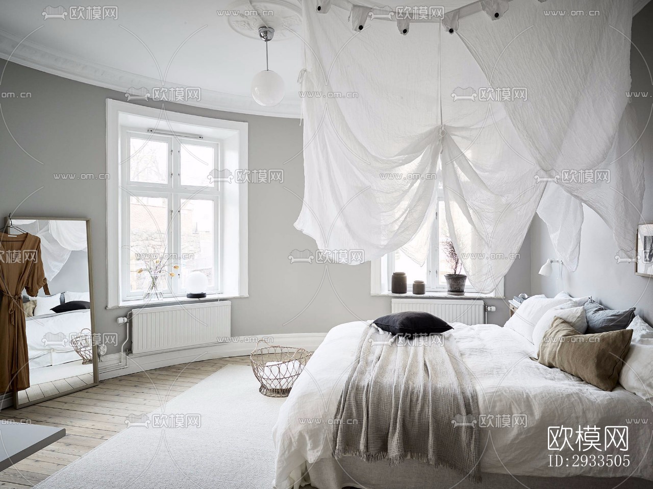 北欧公寓效果图下载（渲染图7）