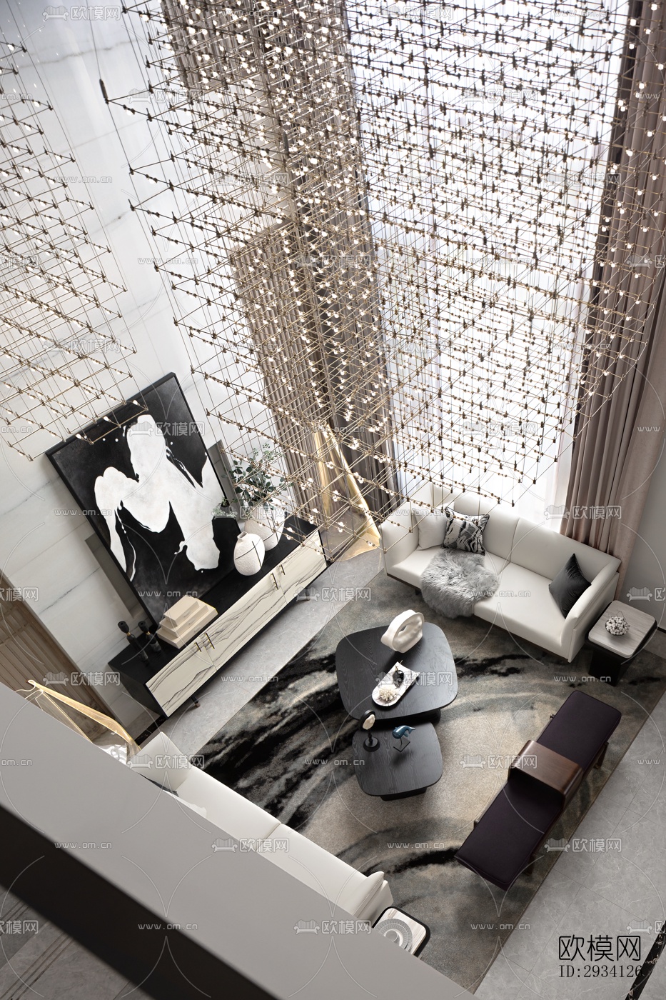 现代别墅效果图下载（渲染图16）