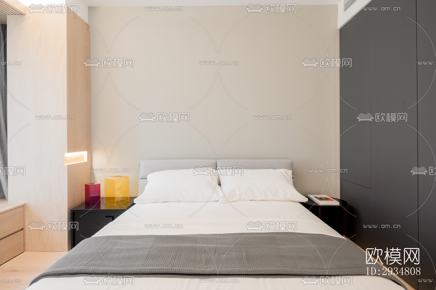 现代平层效果图下载（渲染图13）