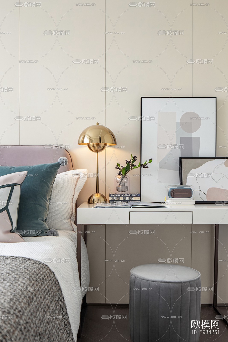 现代复式效果图下载（渲染图19）