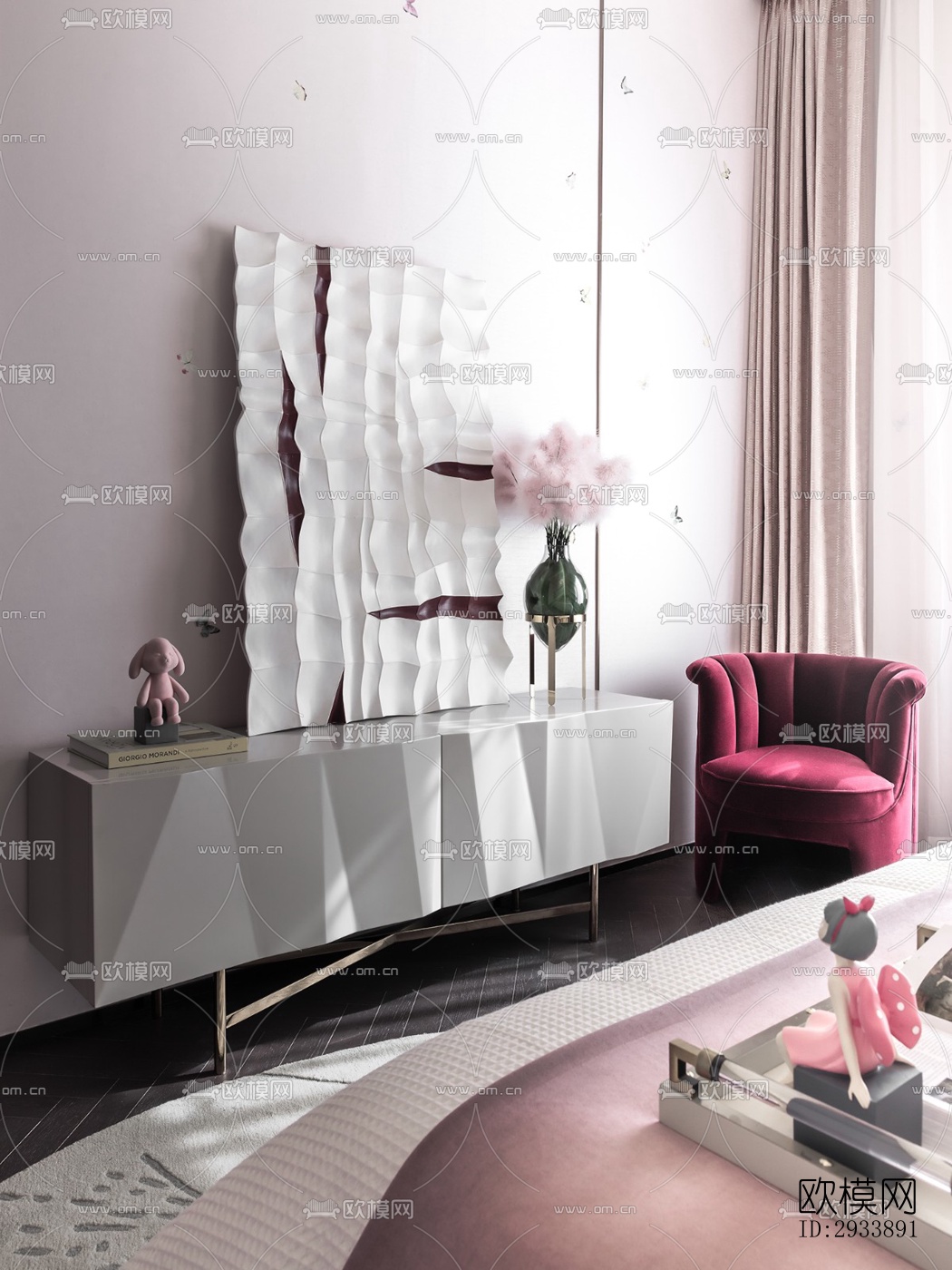 后现代别墅效果图下载（渲染图11）