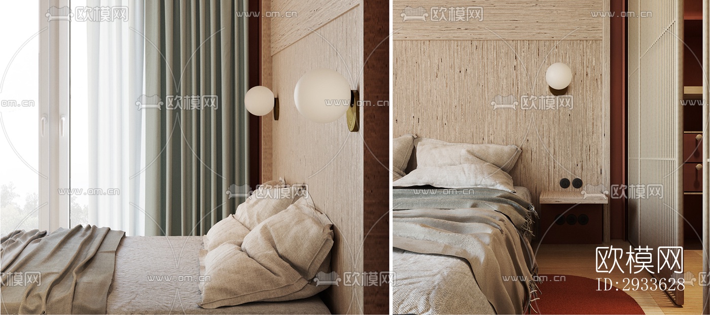 北欧公寓效果图下载（渲染图6）