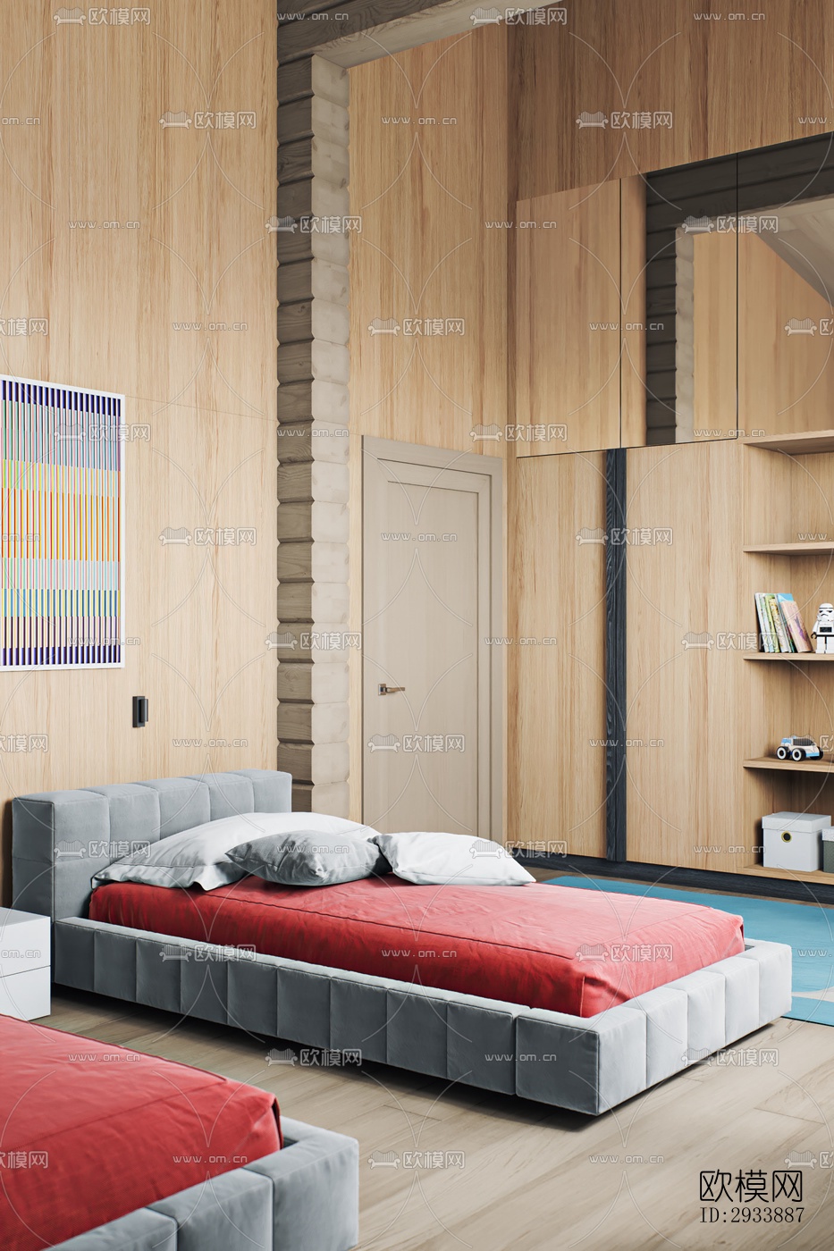 北欧别墅效果图下载（渲染图17）