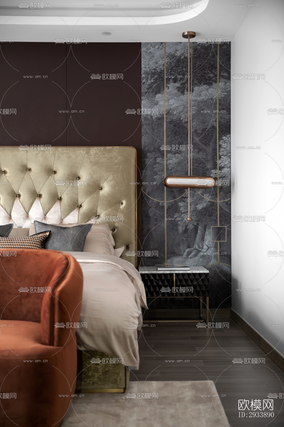 后现代别墅效果图下载（渲染图10）