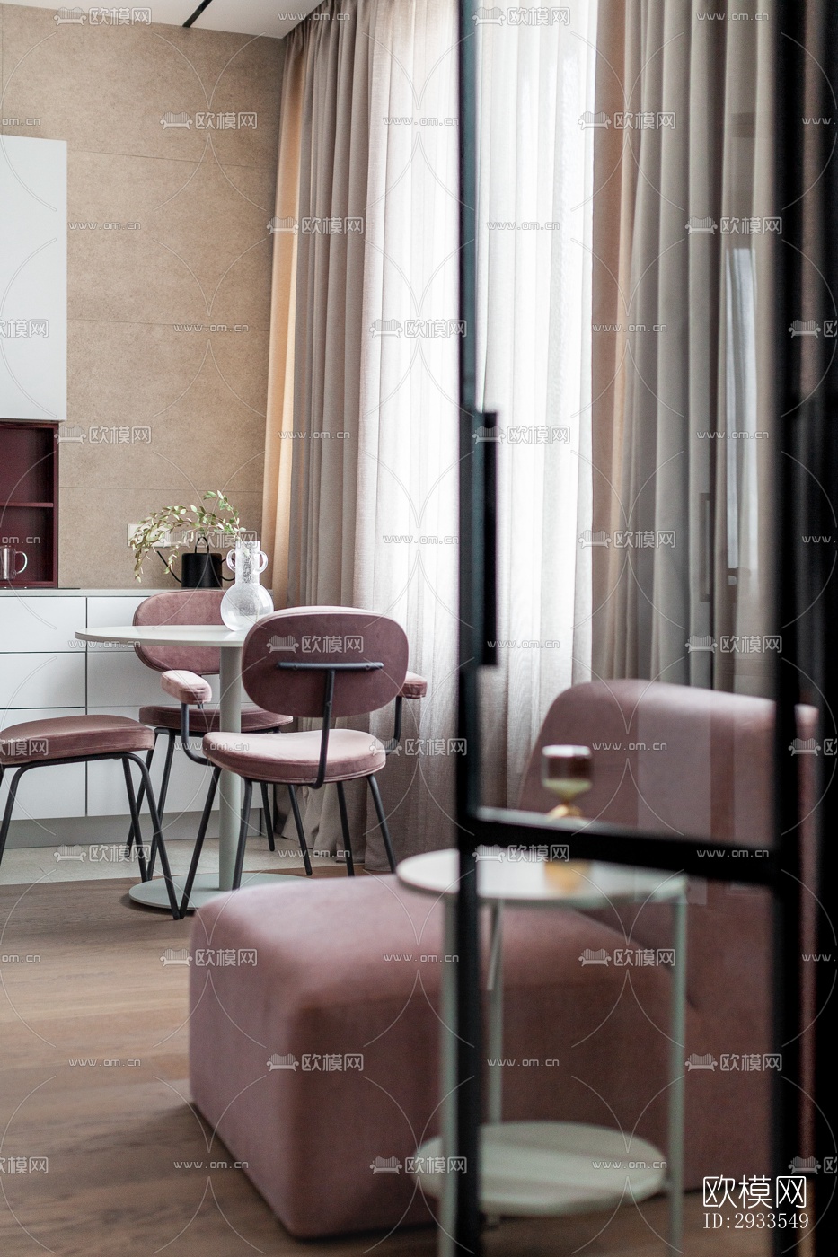 北欧公寓效果图下载（渲染图4）