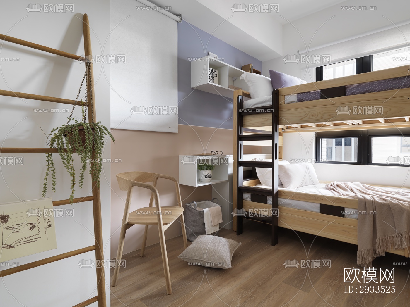 北欧公寓效果图下载（渲染图18）