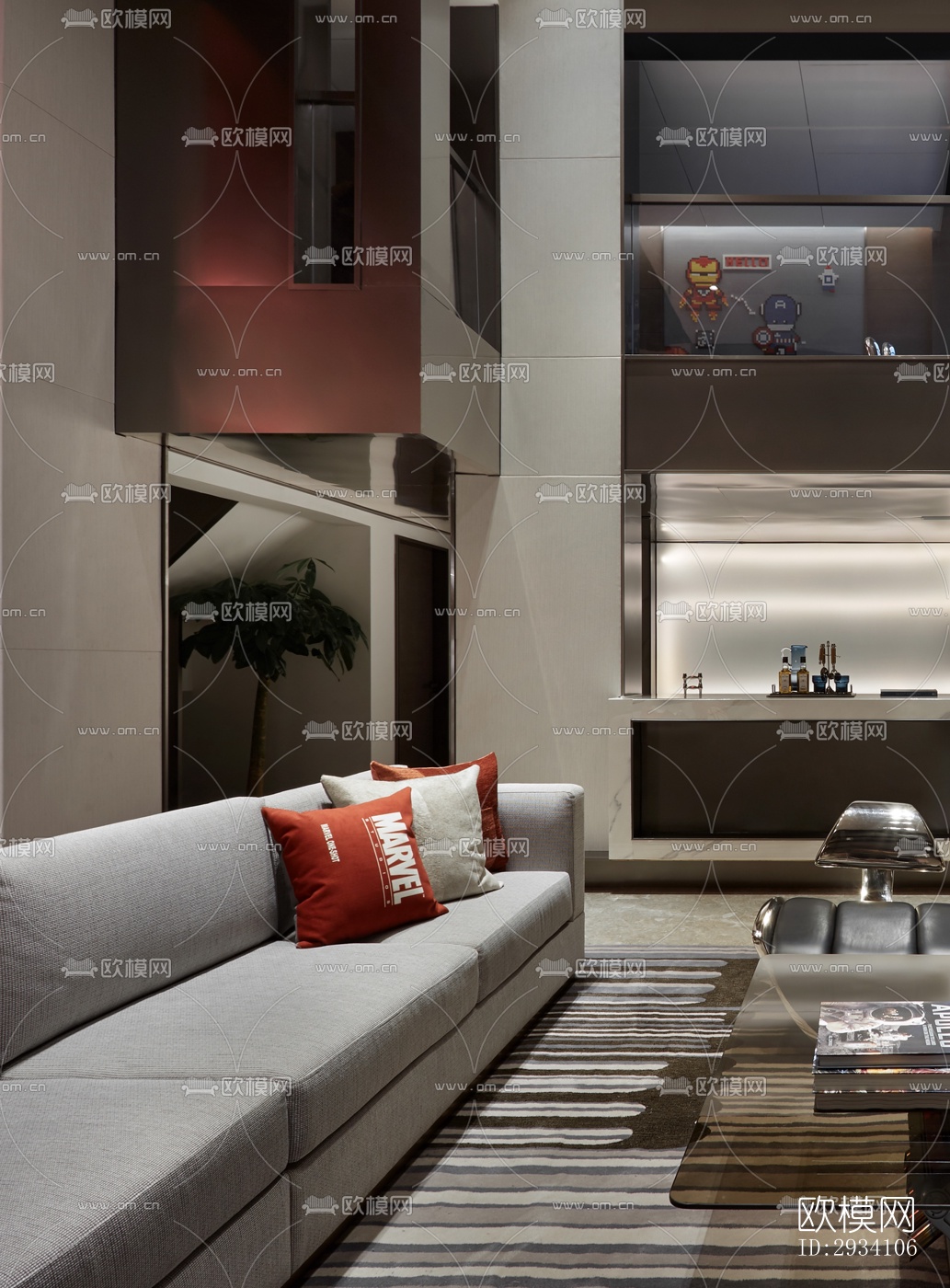 现代别墅效果图下载（渲染图15）