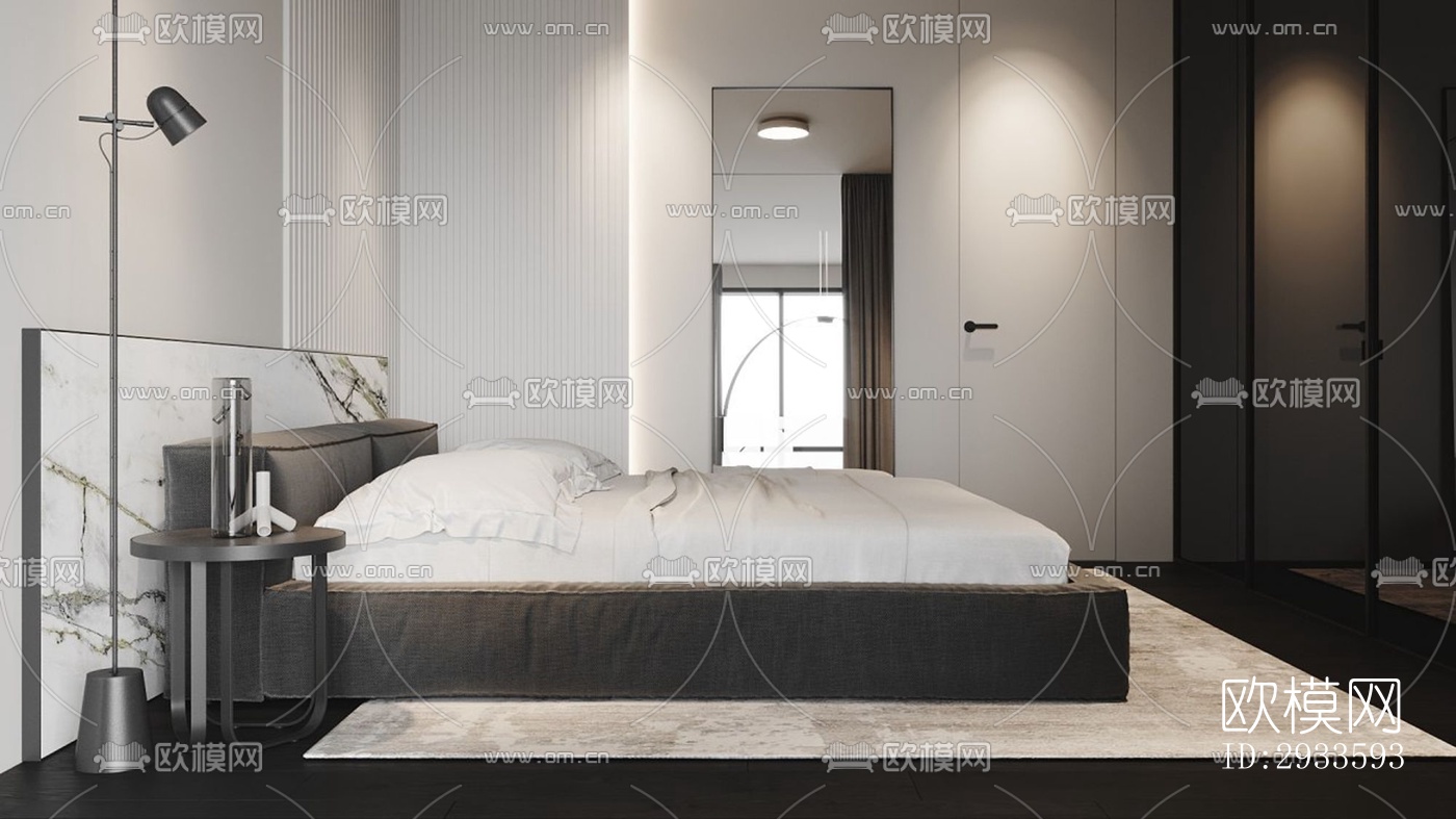 北欧公寓效果图下载（渲染图9）