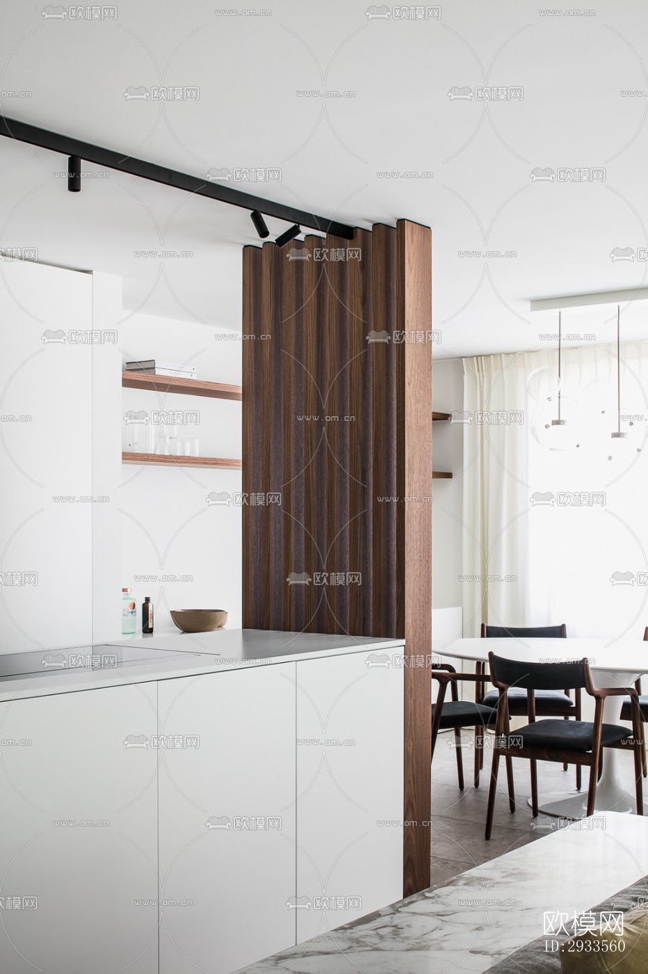 北欧公寓效果图下载（渲染图4）