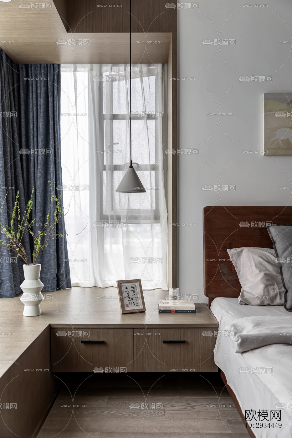 后现代平层效果图下载（渲染图3）