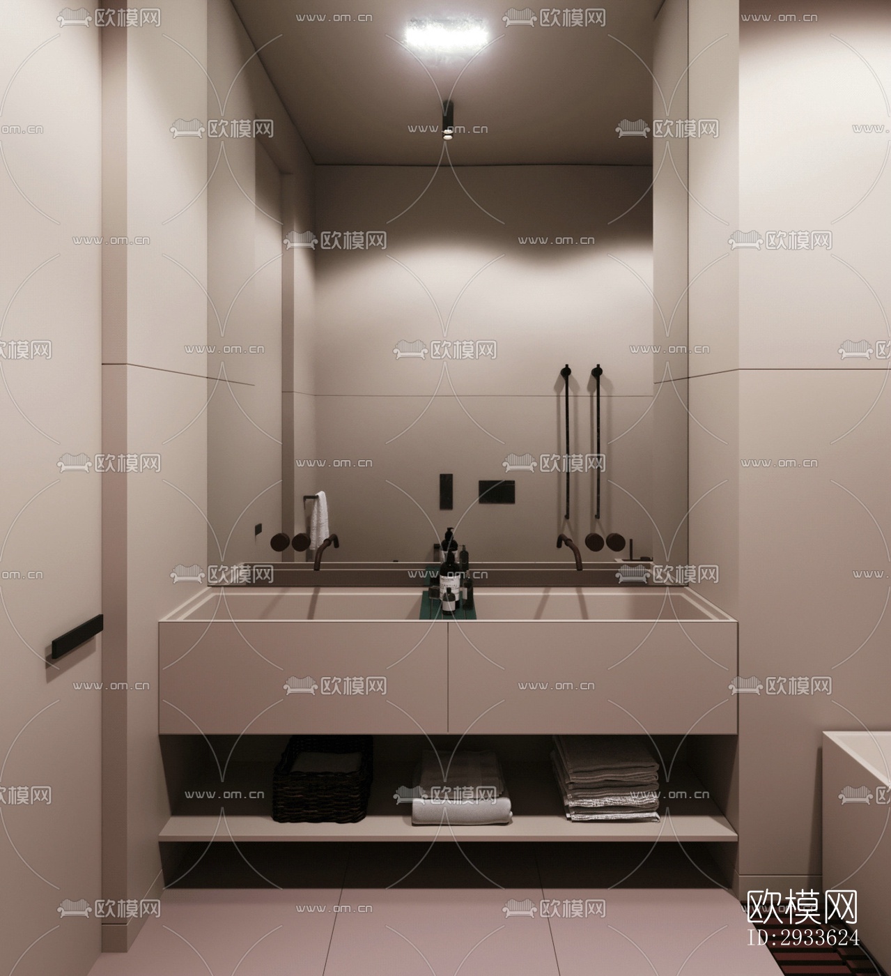 北欧公寓效果图下载（渲染图5）