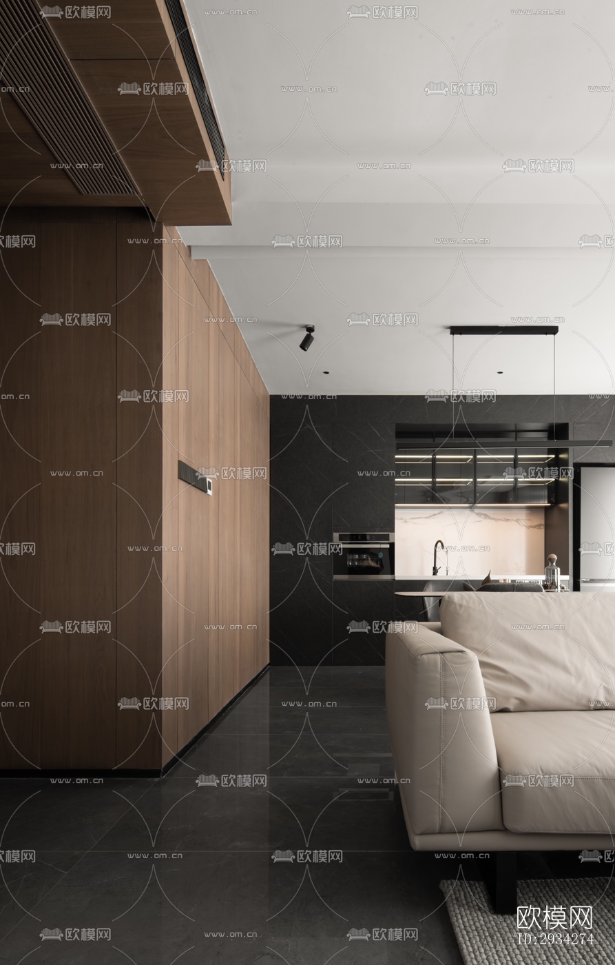 现代复式效果图下载（渲染图4）