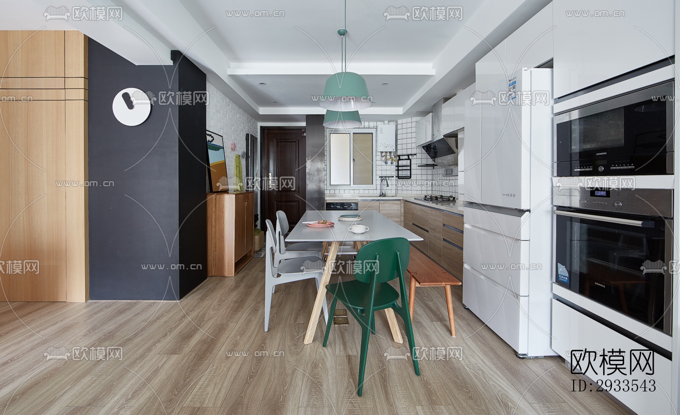 北欧公寓效果图下载（渲染图17）