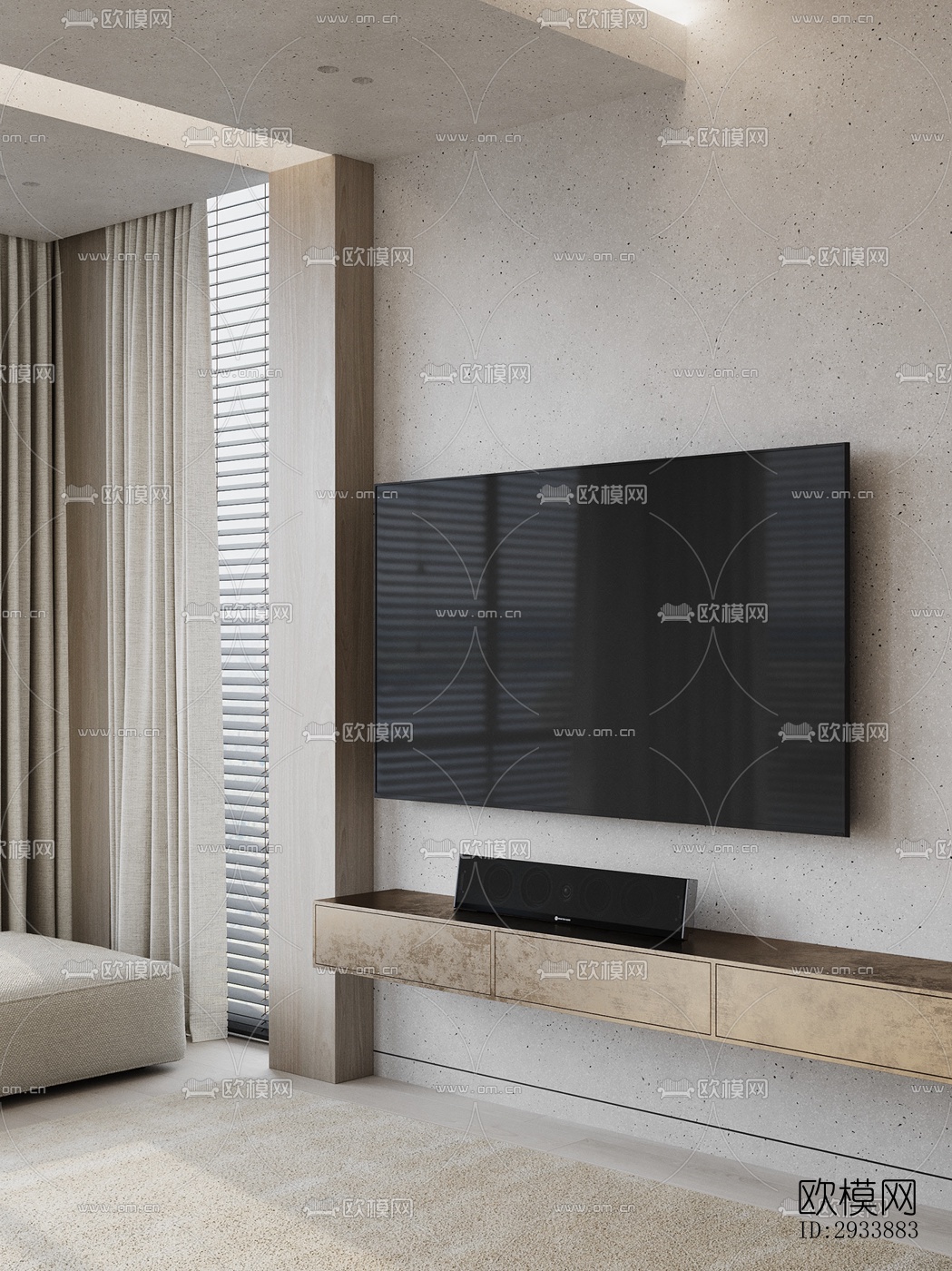 北欧别墅效果图下载（渲染图17）