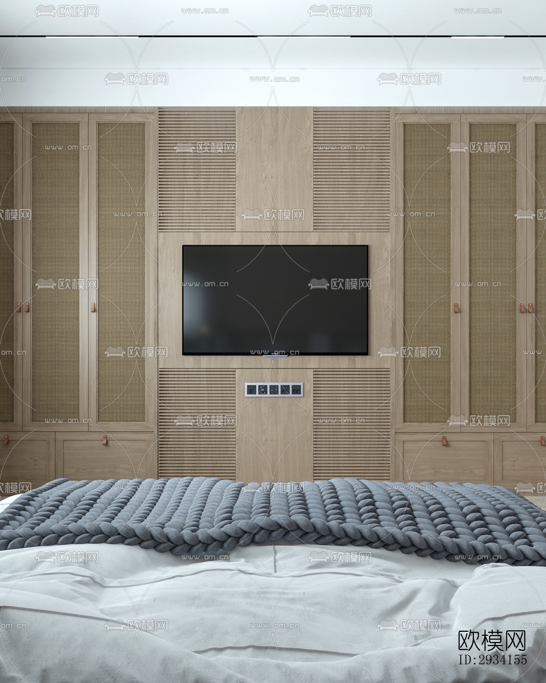 高级灰别墅效果图下载（渲染图2）