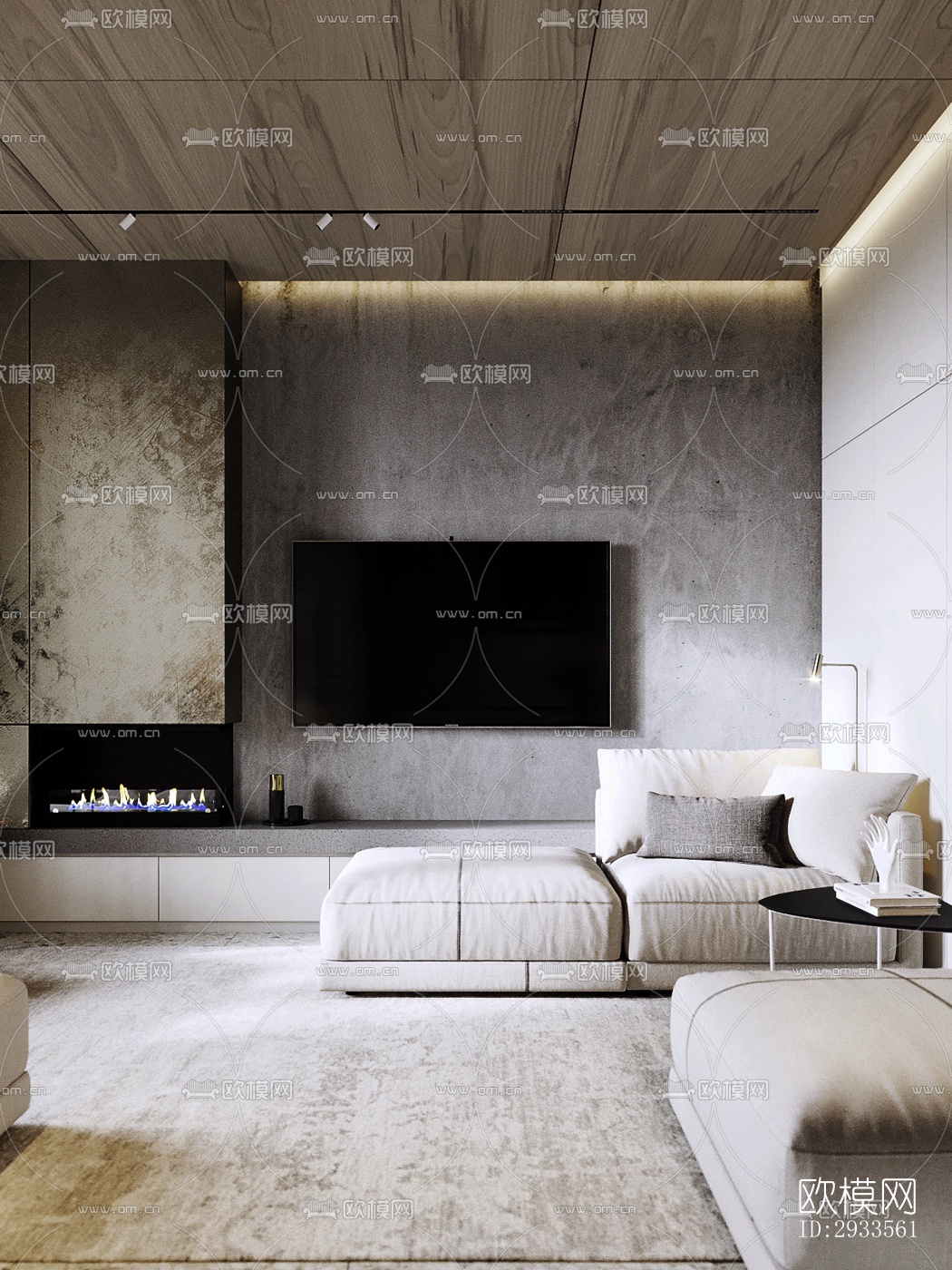 北欧公寓效果图下载（渲染图3）