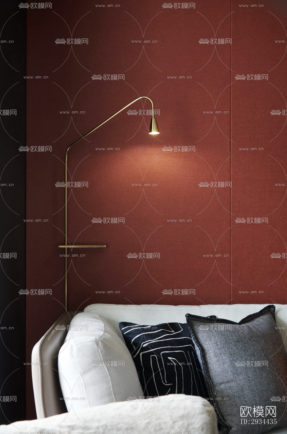 后现代平层效果图下载（渲染图18）