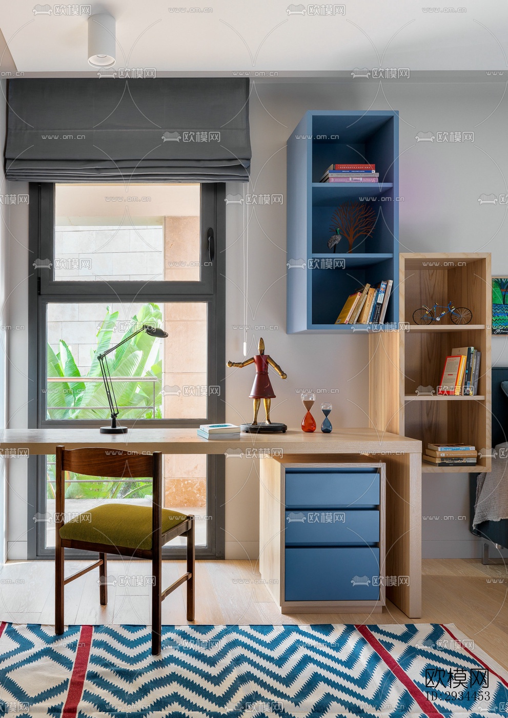 后现代平层效果图下载（渲染图17）