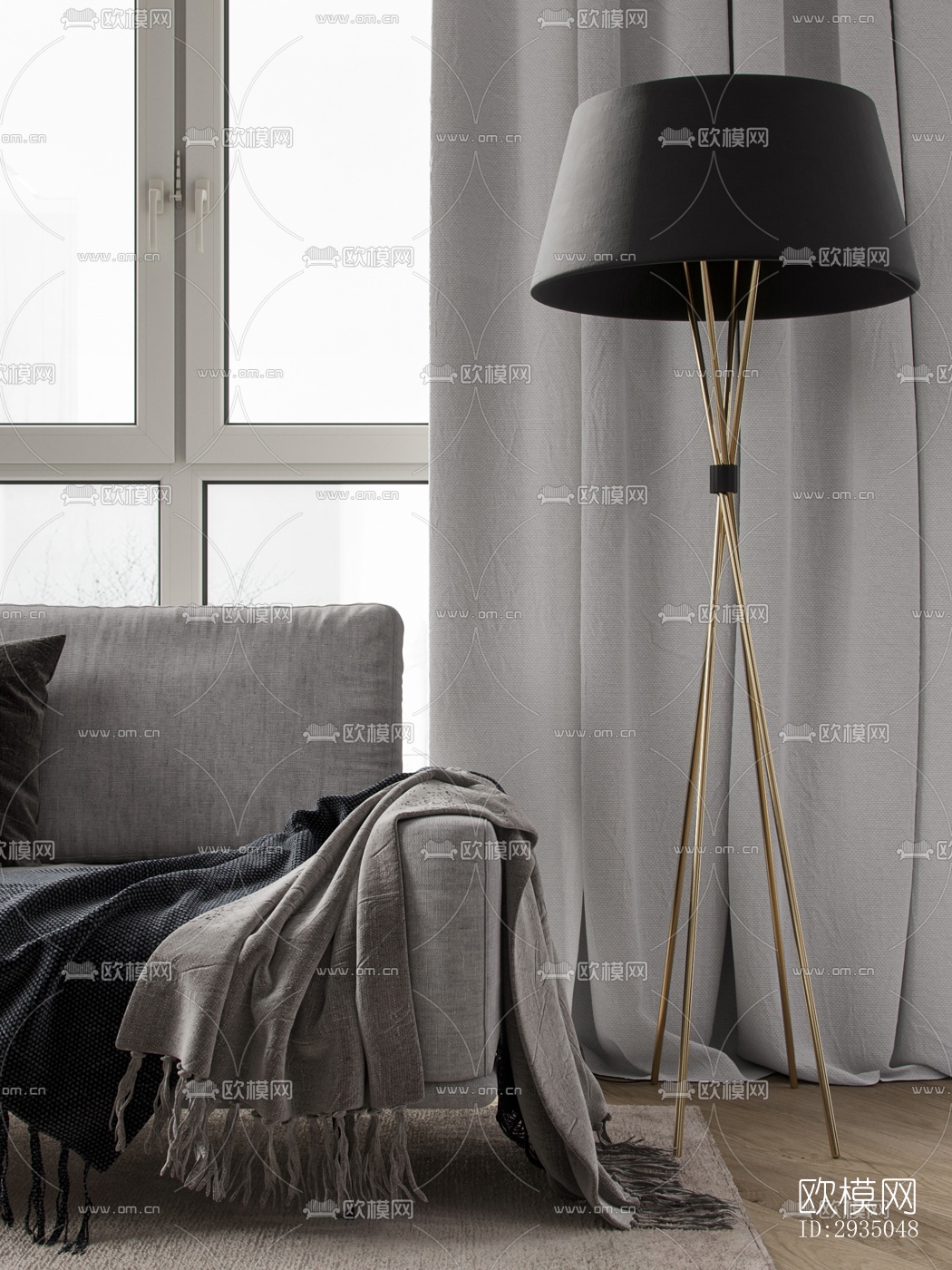 高级灰平层效果图下载（渲染图10）