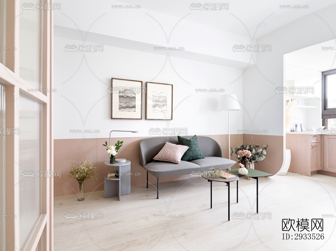 北欧公寓效果图下载（渲染图18）