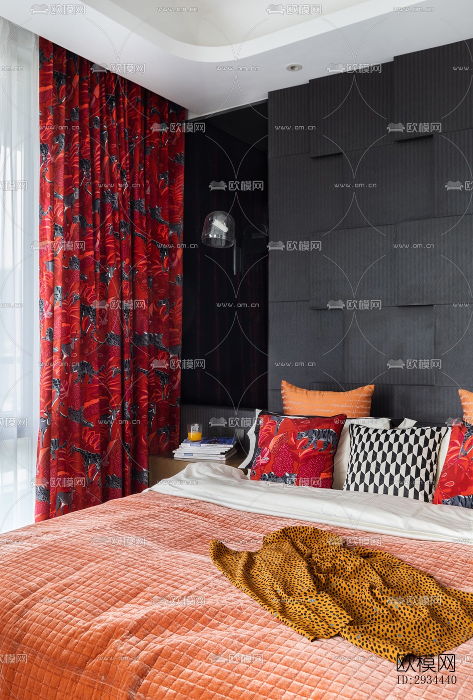 后现代平层效果图下载（渲染图12）