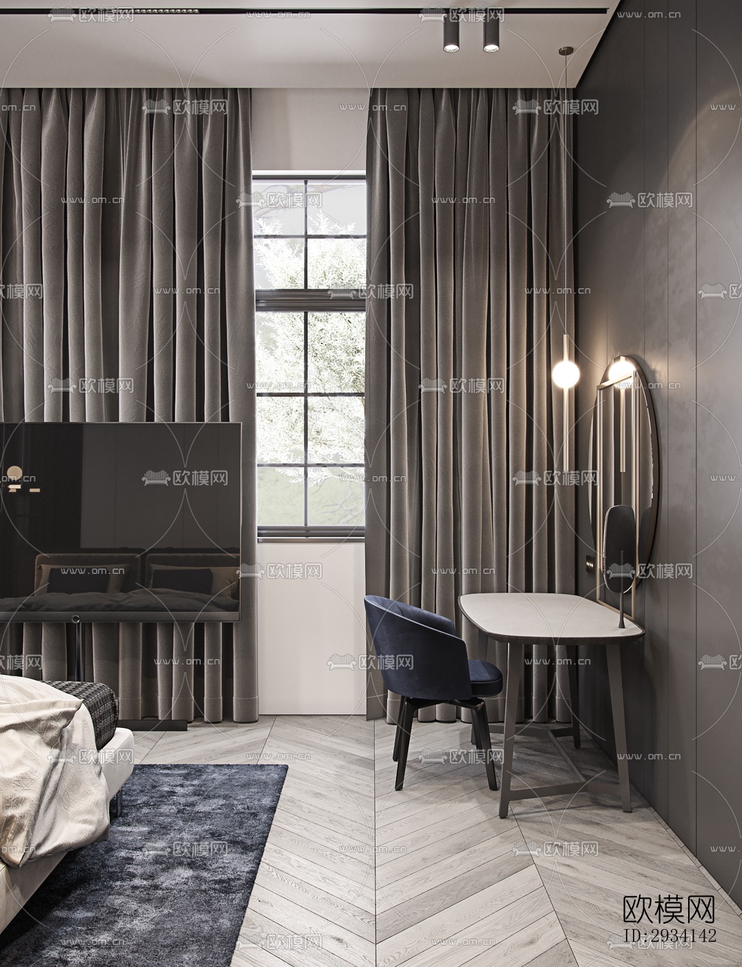 现代别墅效果图下载（渲染图7）