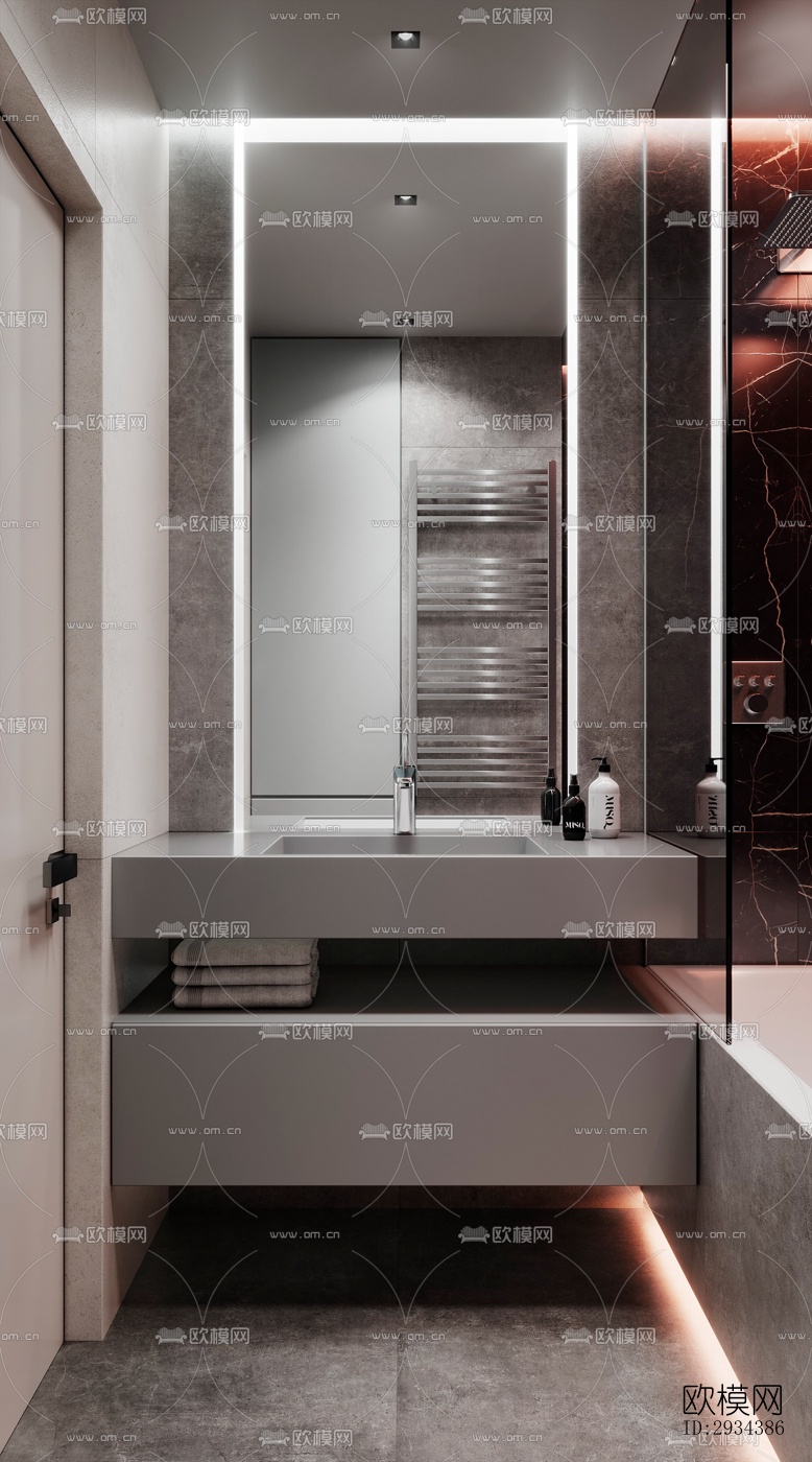 北欧平层效果图下载（渲染图13）