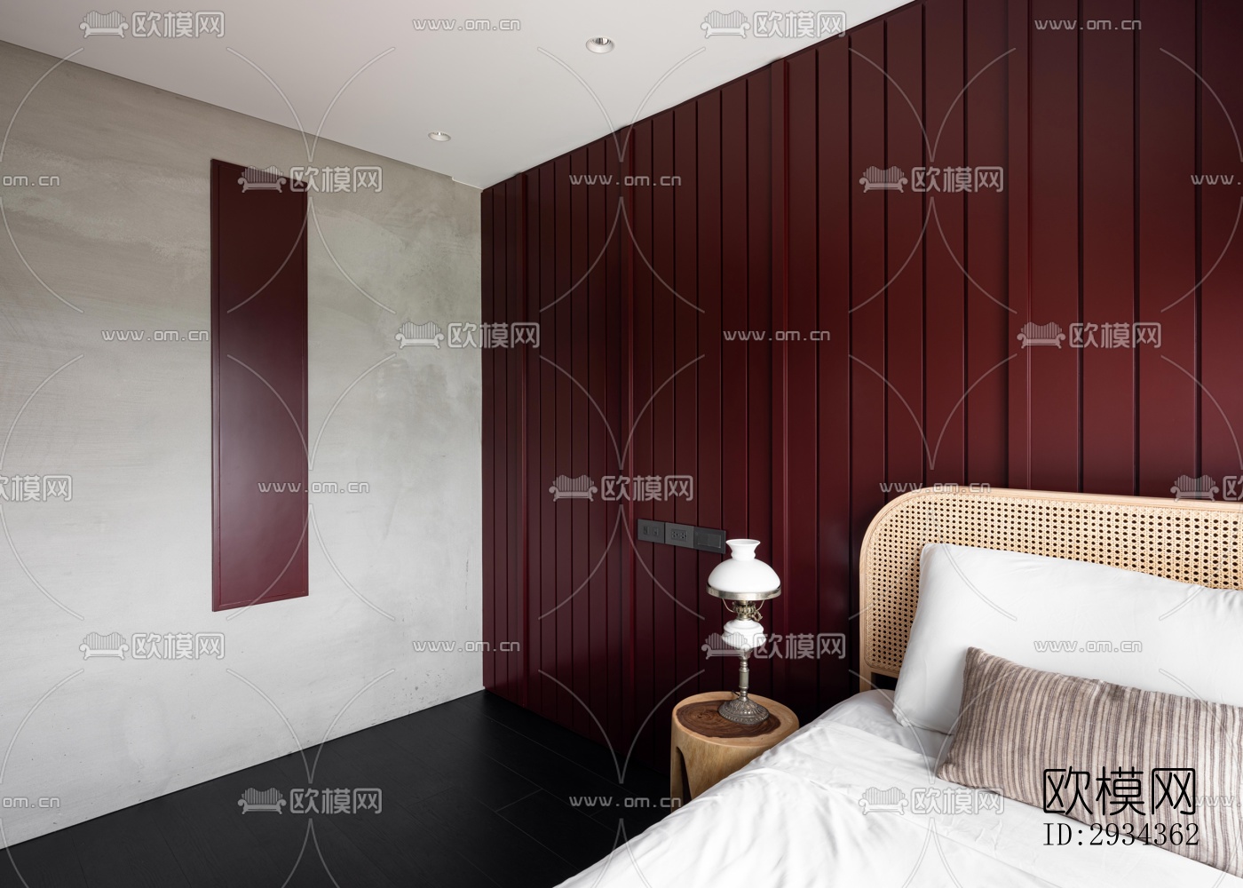 侘寂平层效果图下载（渲染图11）