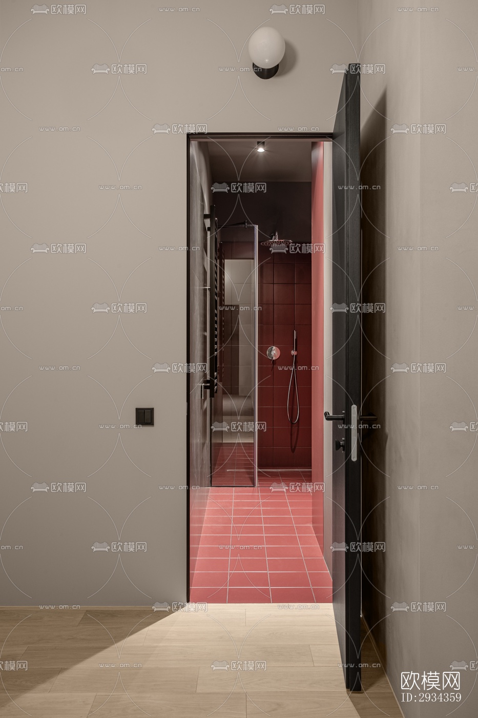 侘寂平层效果图下载（渲染图6）