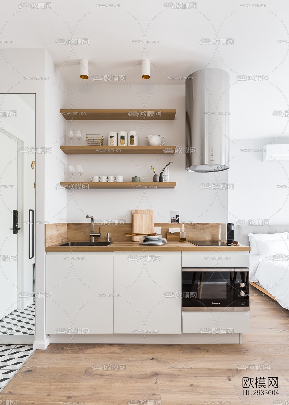 北欧公寓效果图下载（渲染图17）