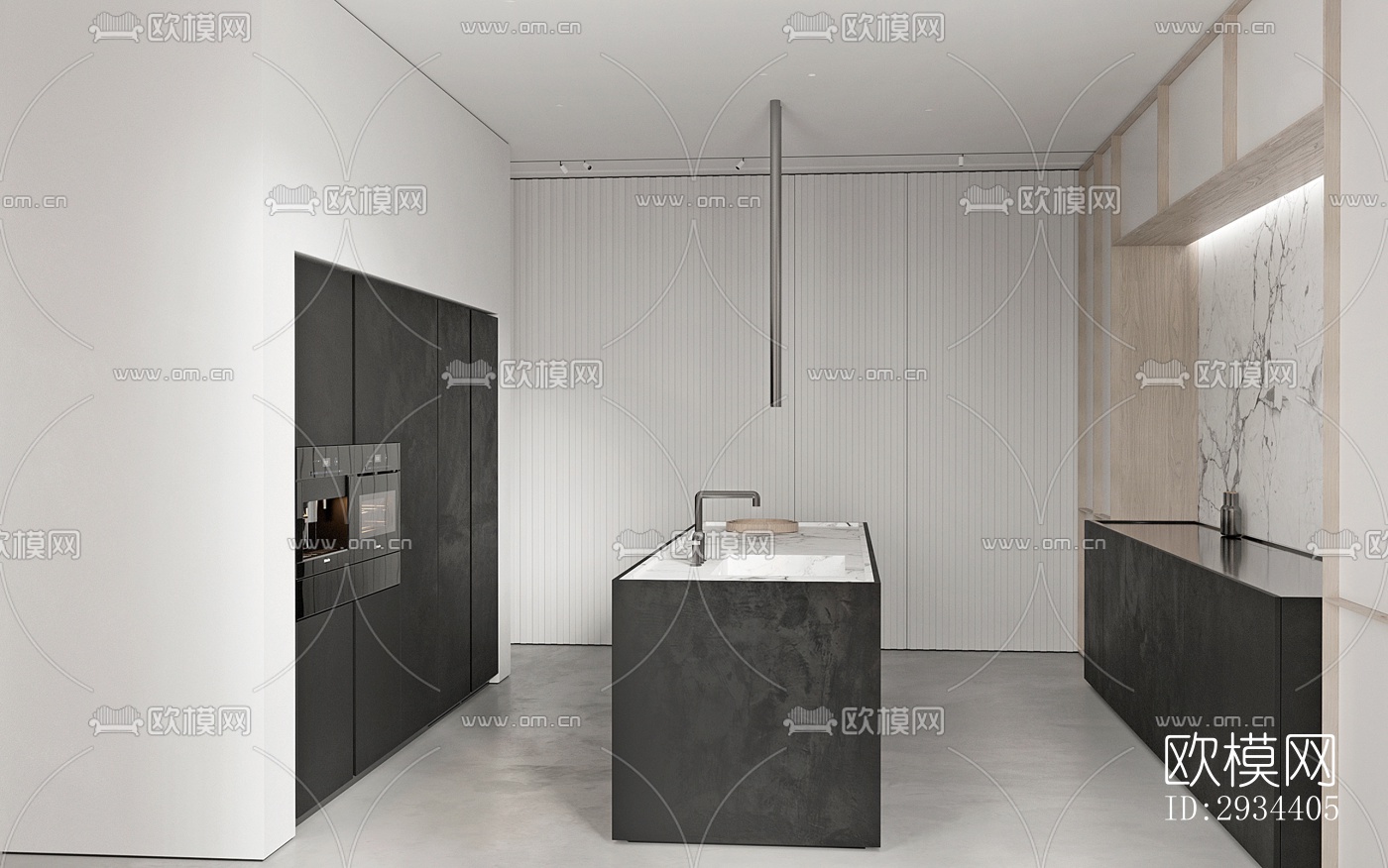 北欧平层效果图下载（渲染图6）