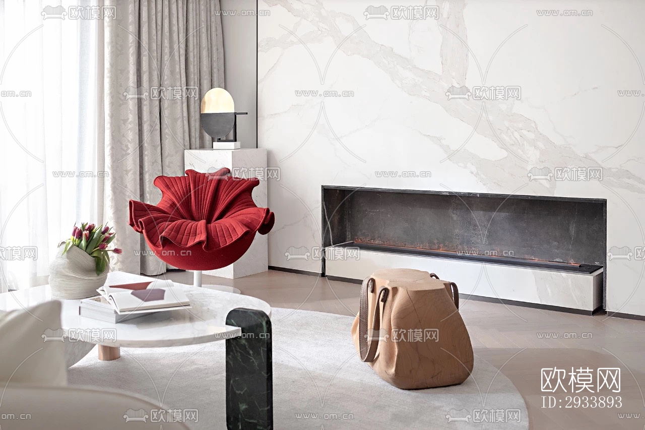 新中式别墅效果图下载（渲染图12）