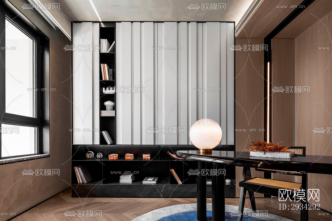 现代复式效果图下载（渲染图16）