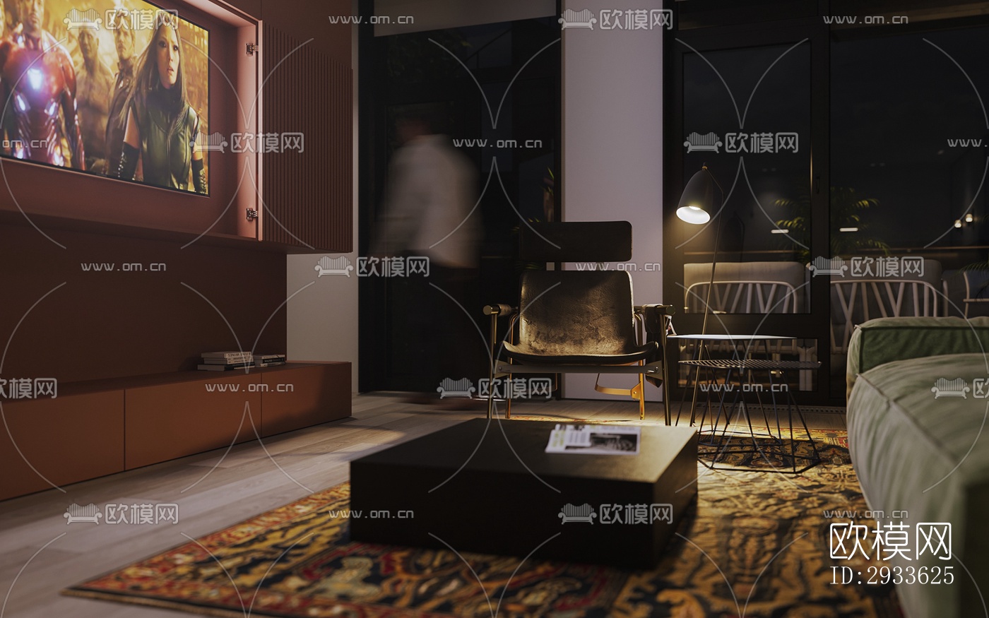 北欧公寓效果图下载（渲染图15）