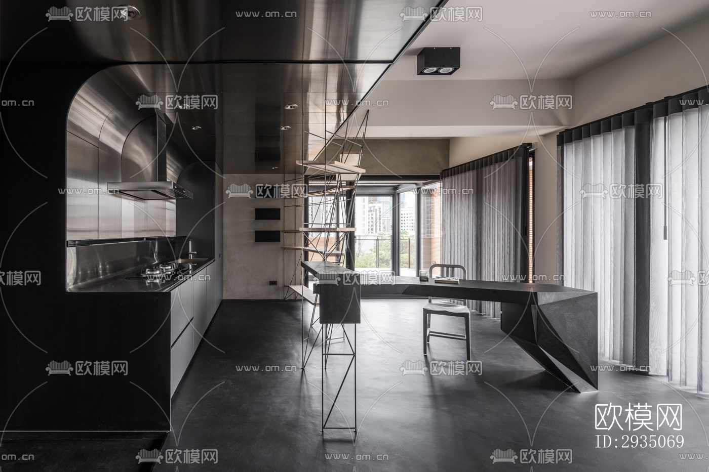 高级灰平层效果图下载（渲染图2）