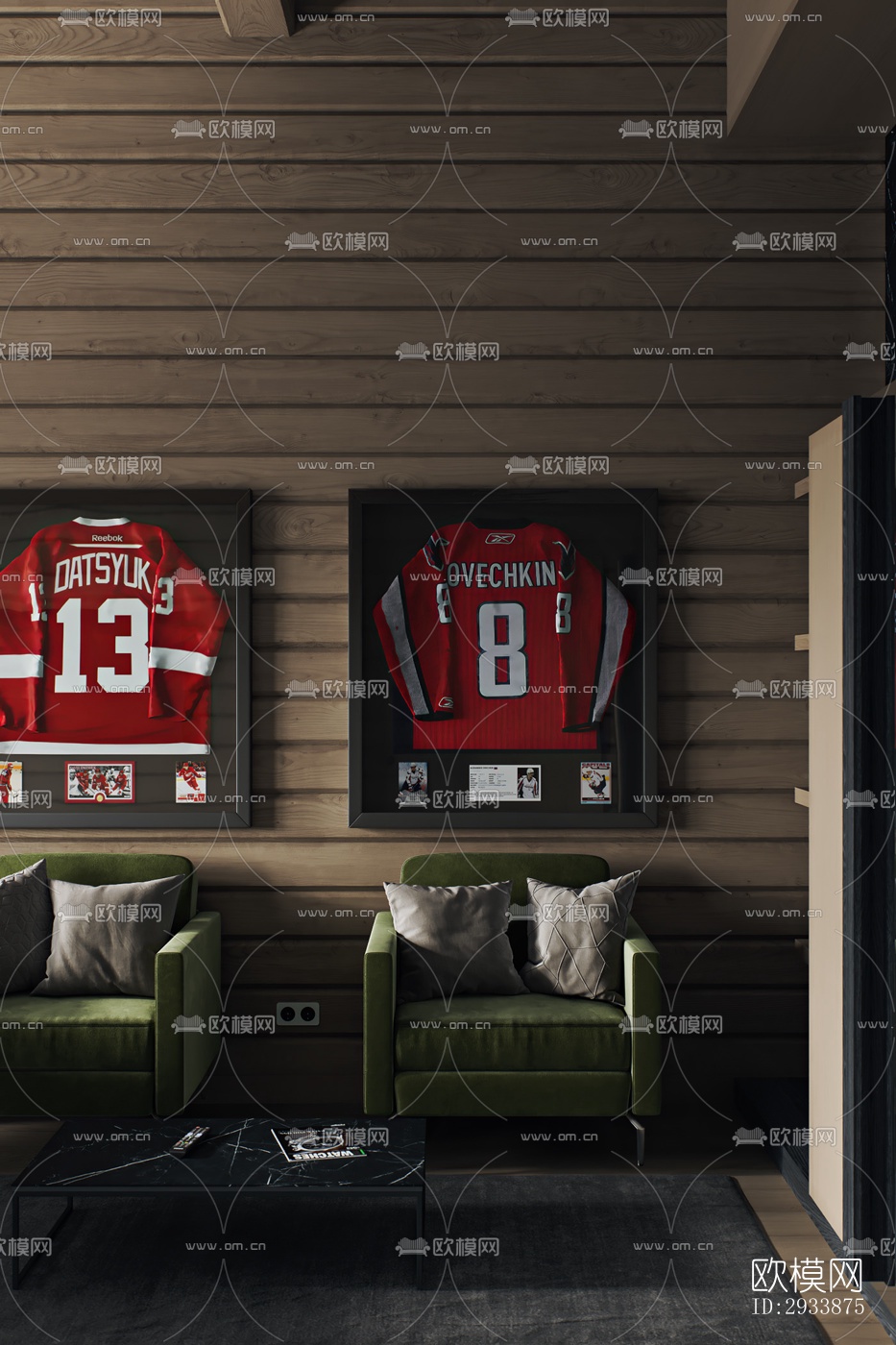 北欧别墅效果图下载（渲染图11）