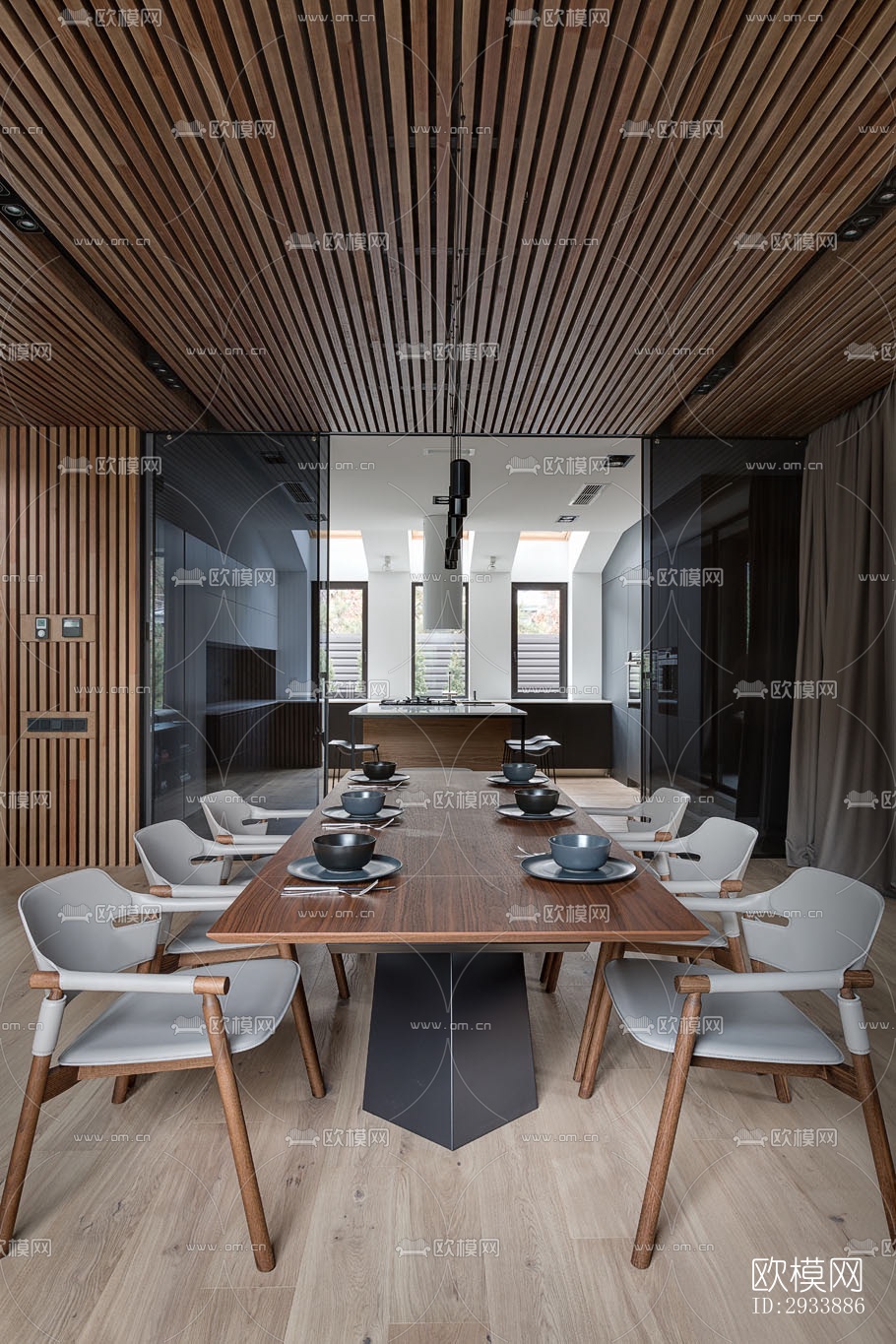 北欧别墅效果图下载（渲染图2）