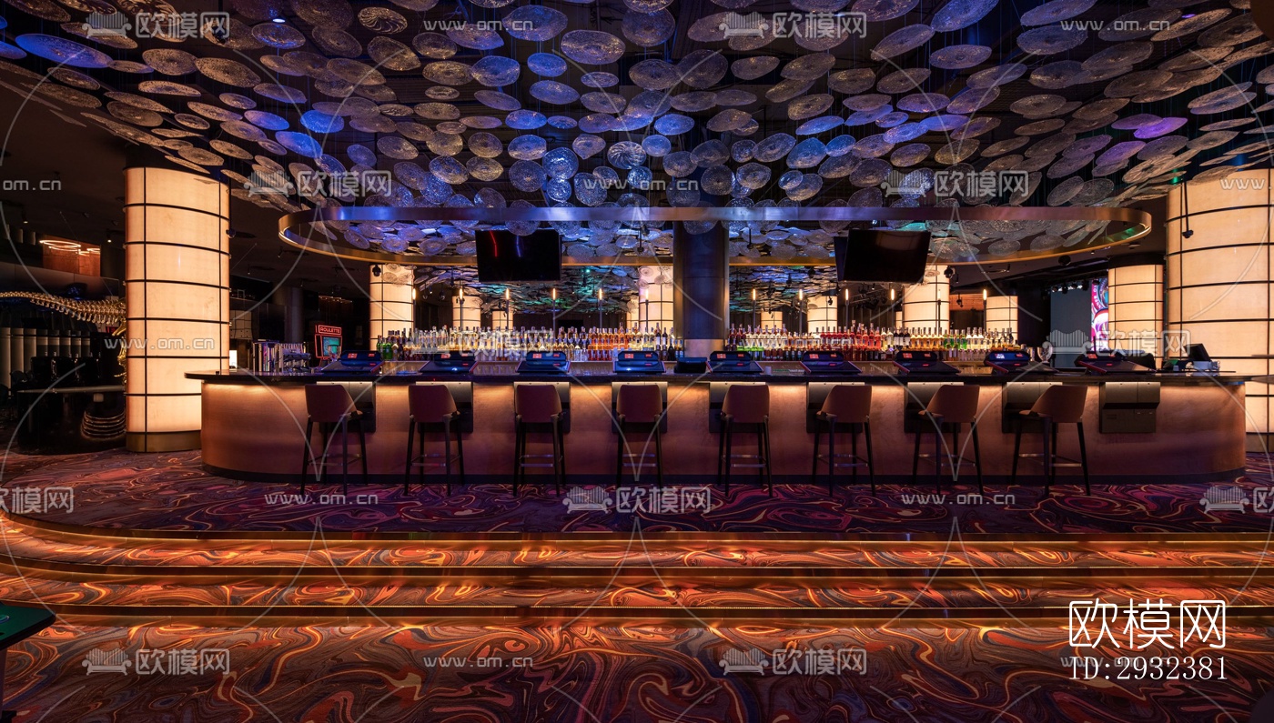 现代酒吧效果图下载（渲染图13）