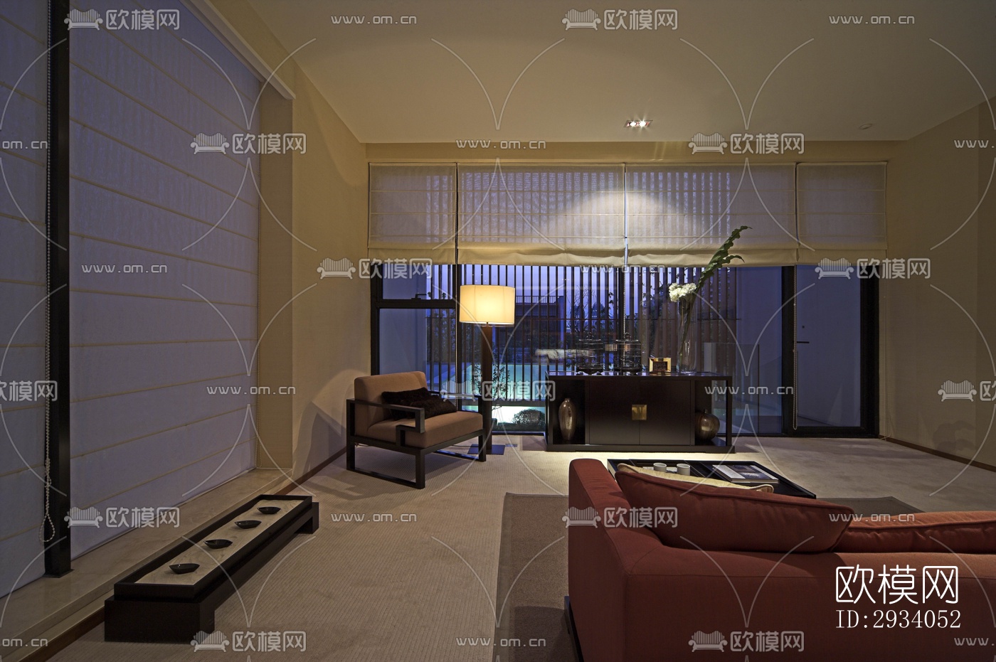 现代别墅效果图下载（渲染图17）