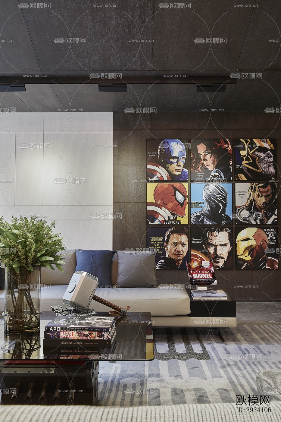 现代别墅效果图下载（渲染图17）