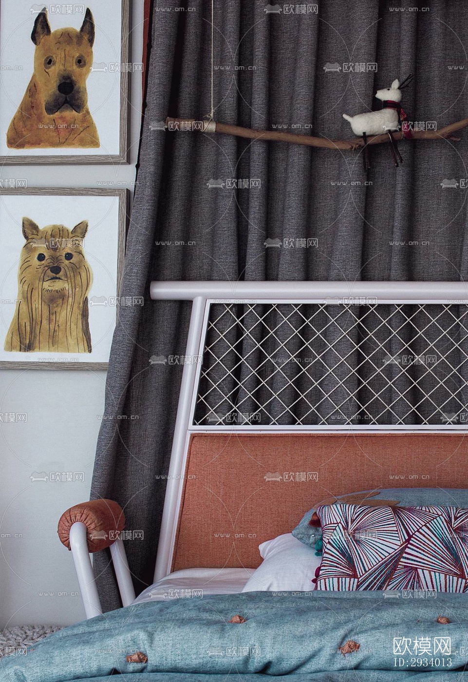 新中式别墅效果图下载（渲染图19）