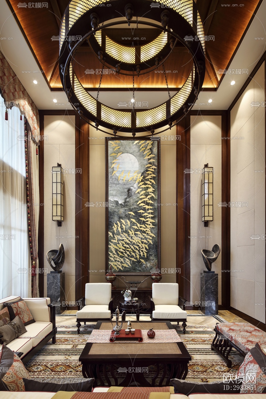 东南亚别墅效果图下载（渲染图16）