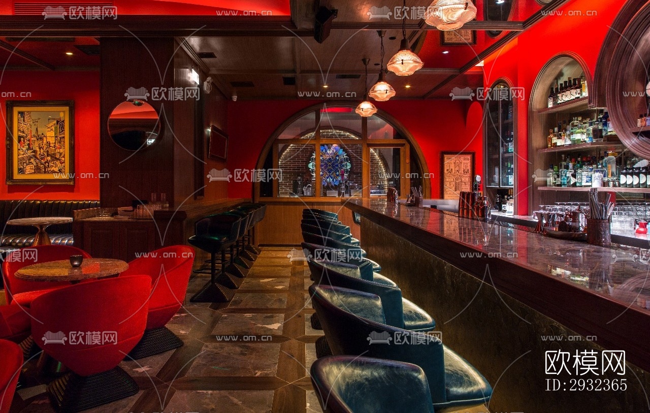 欧式酒吧效果图下载（渲染图4）