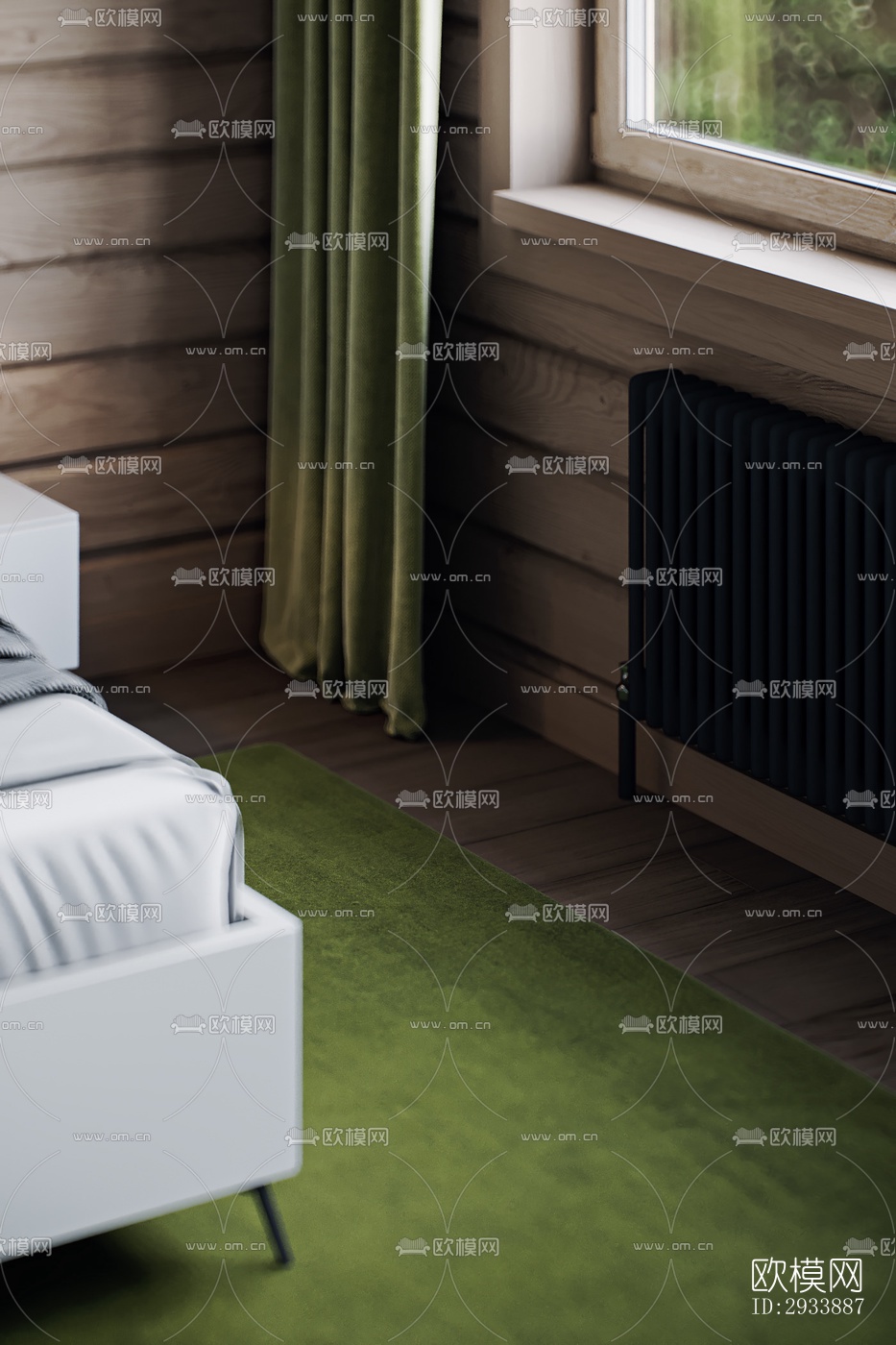 北欧别墅效果图下载（渲染图12）