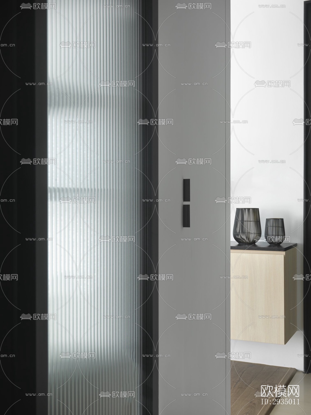 现代平层效果图下载（渲染图8）