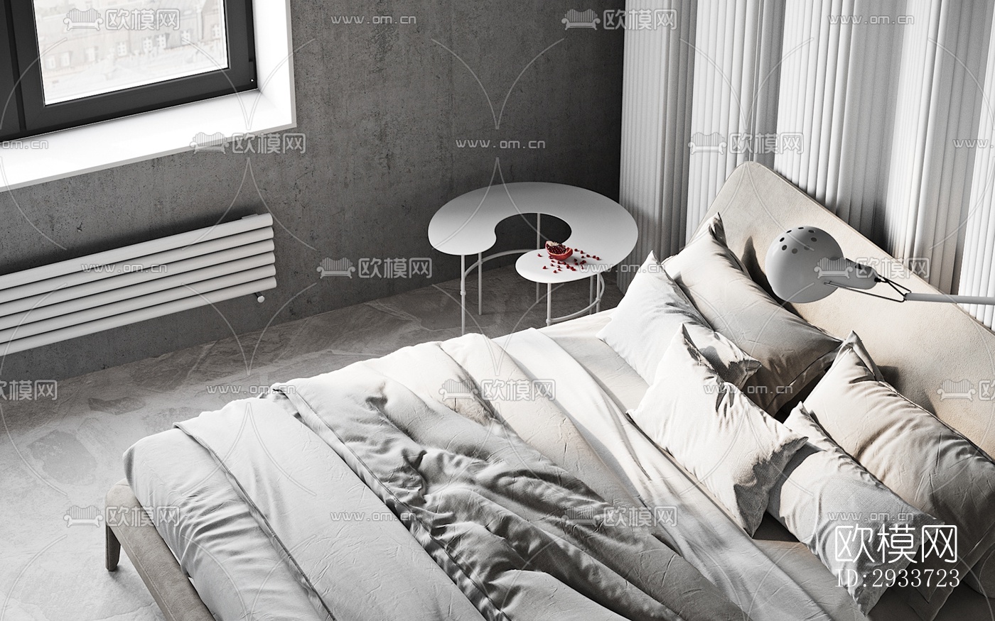 现代公寓效果图下载（渲染图6）