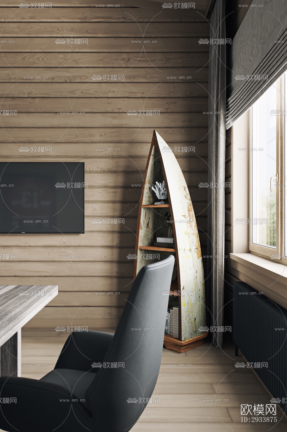 北欧别墅效果图下载（渲染图6）