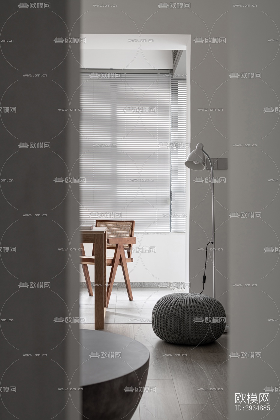 现代平层效果图下载（渲染图6）