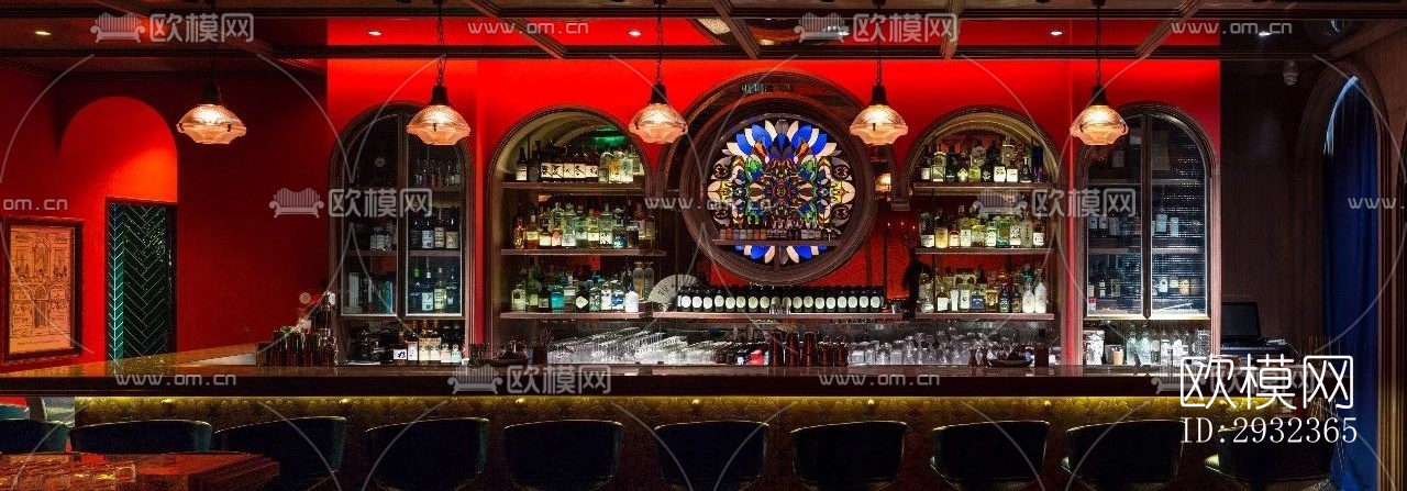 欧式酒吧效果图下载（渲染图17）