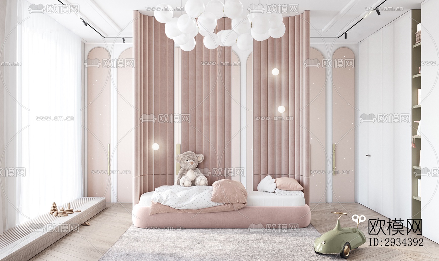 北欧平层效果图下载（渲染图12）